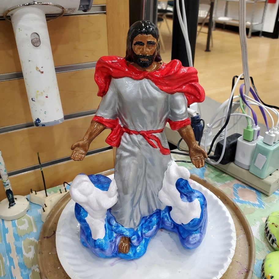 Jesus Ascending Christ A Little Hobby Ceramics Studio
