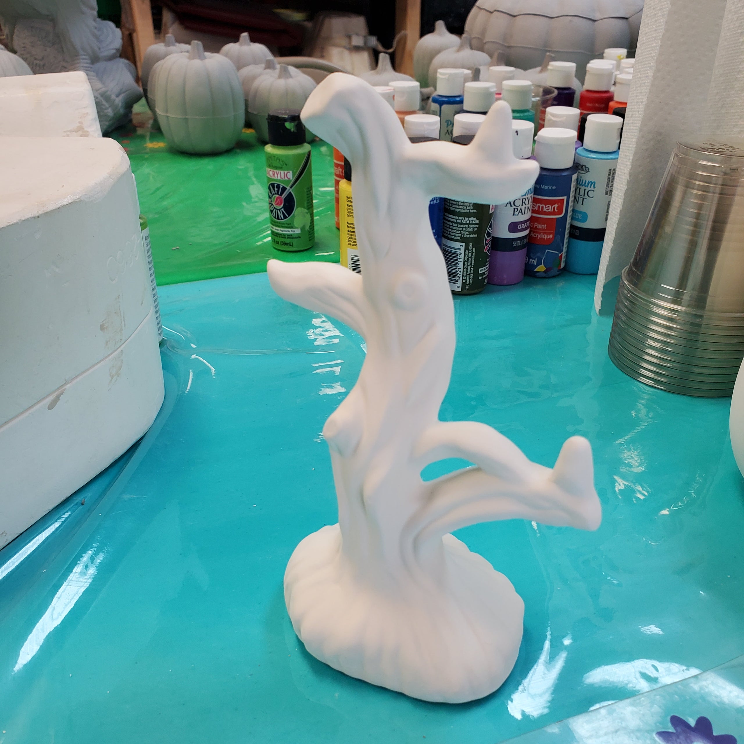 Halloween Tree limbs stump B1.480 A Little Hobby Ceramics Studio