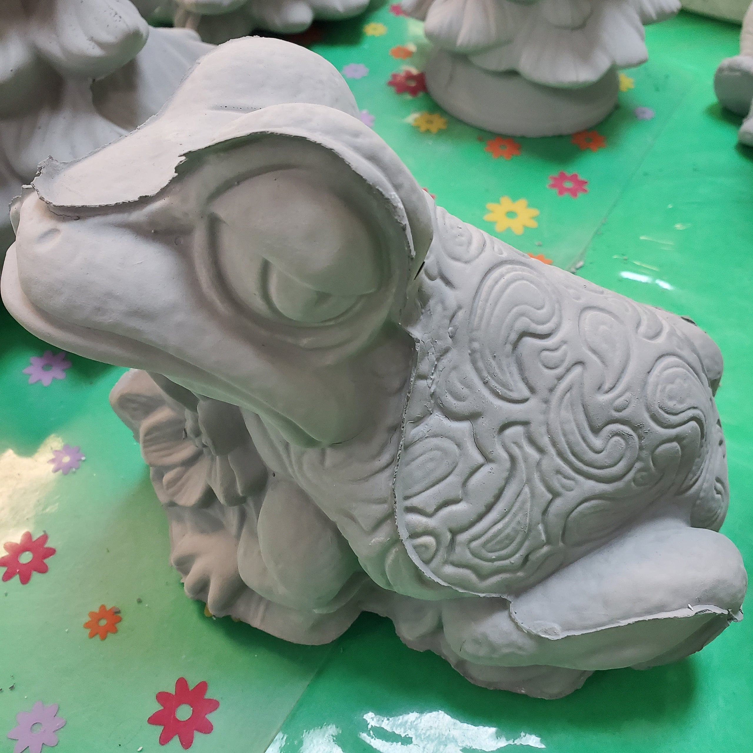 Frog Paisley Frog D8.C424 A Little Hobby Ceramics Studio